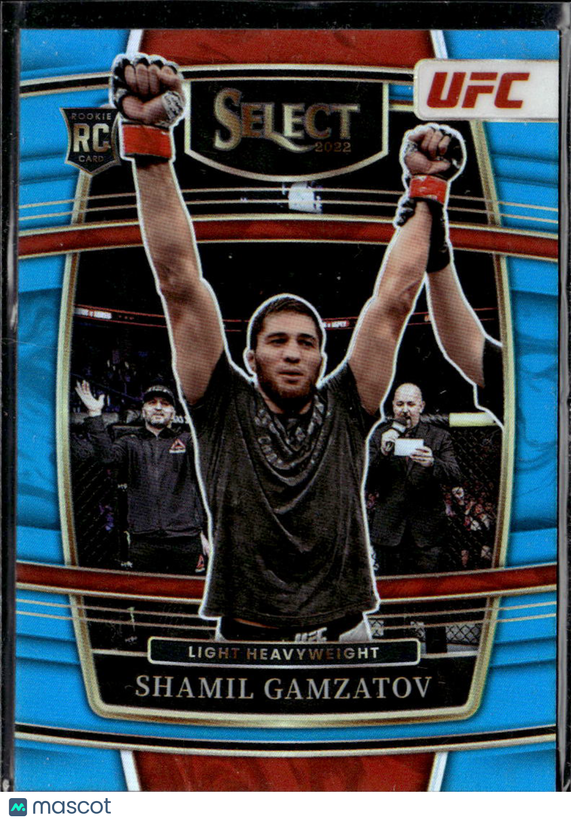 Shamil Gamzatov 2022 Panini Select UFC RC Light Blue Rookie 170/199