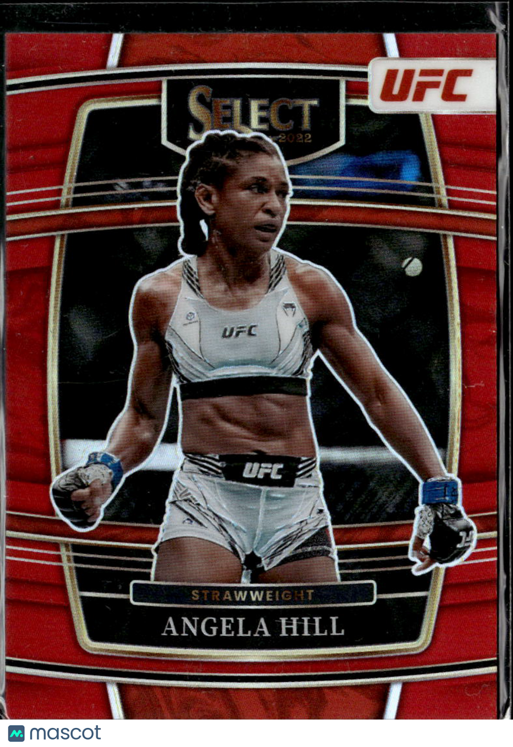 Angela Hill 2022 Panini Select UFC Concourse Red 10/99