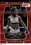 Angela Hill 2022 Panini Select UFC Concourse Red 10/99