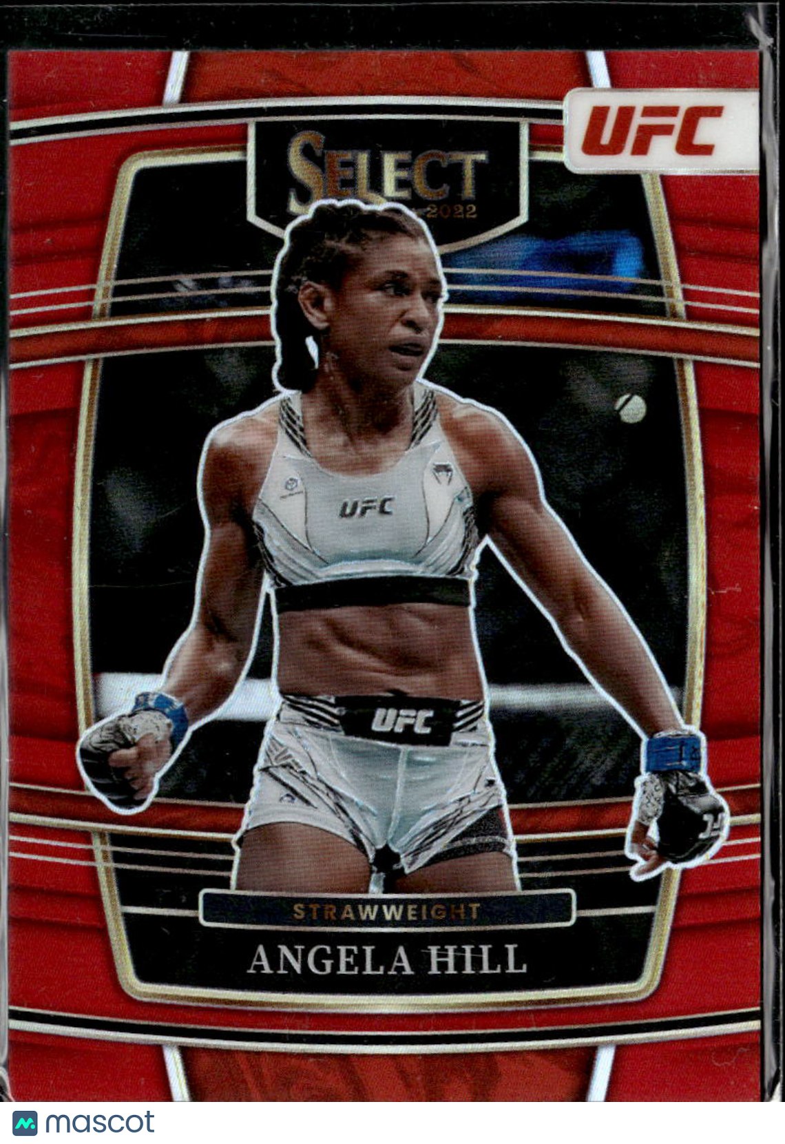 Angela Hill 2022 Panini Select UFC Concourse Red 10/99