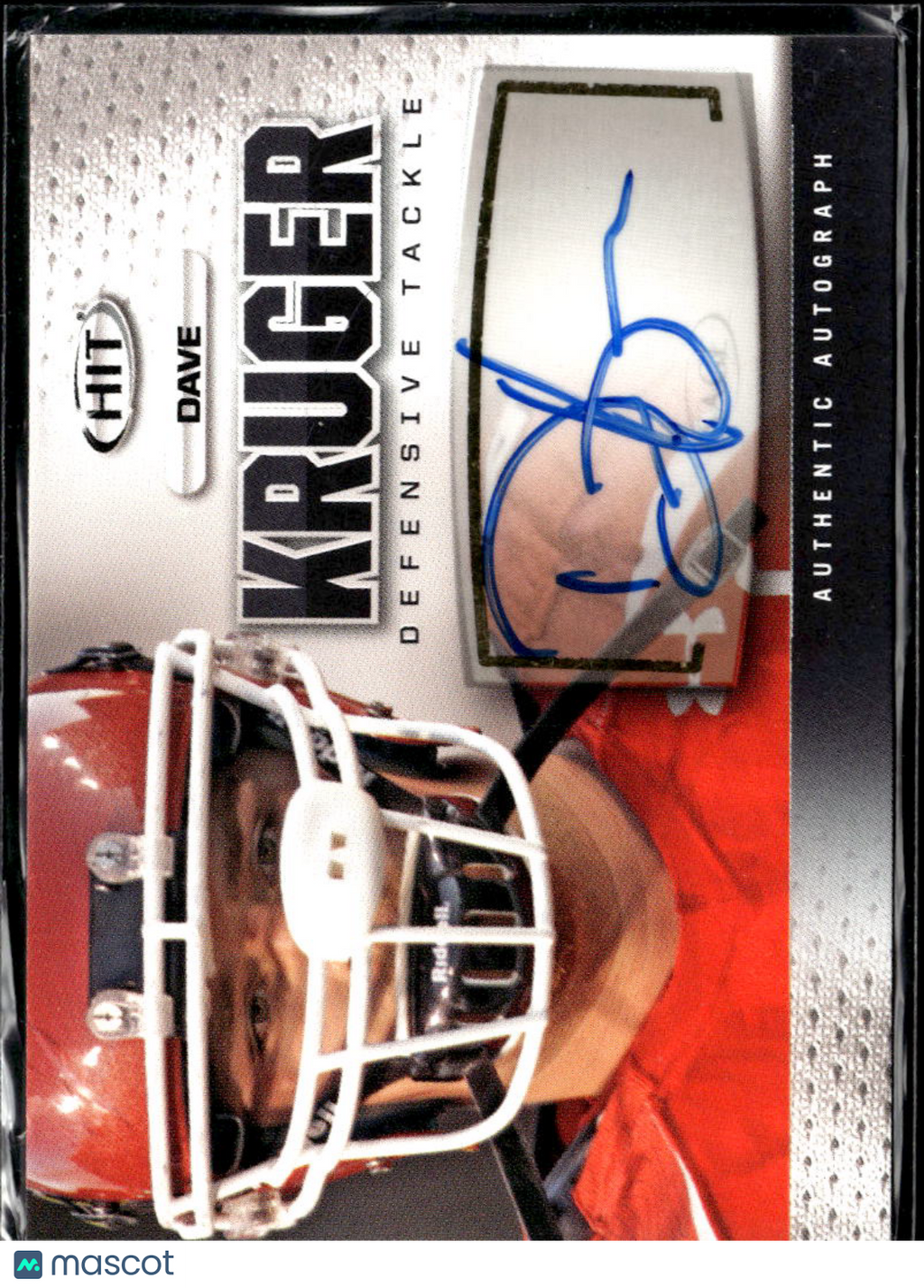 Dave Kruger 2013 SAGE HIT Auto Autograph RC Rookie Utah Utes