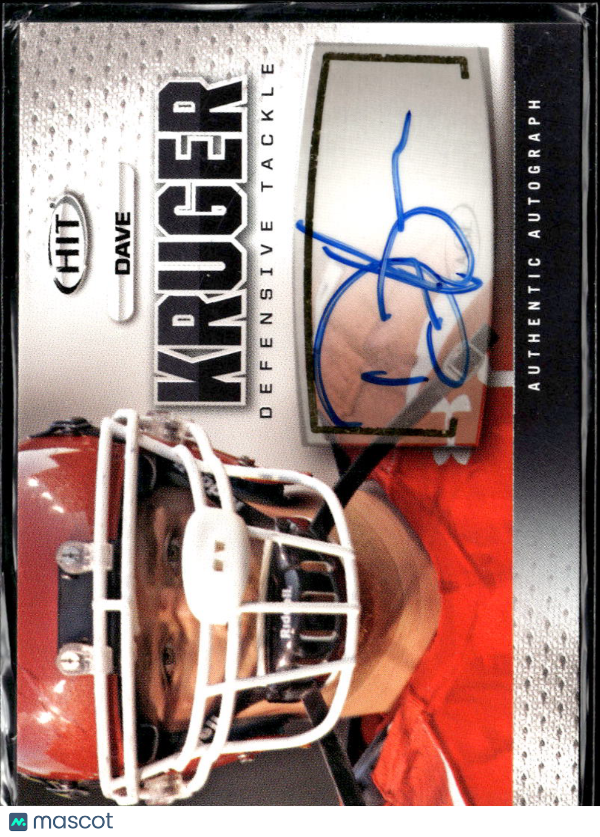 Dave Kruger 2013 SAGE HIT Auto Autograph RC Rookie Utah Utes
