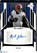 Neal Johnson 2024 SAGE Auto Autograph RC Louisiana Ragin' Cajuns