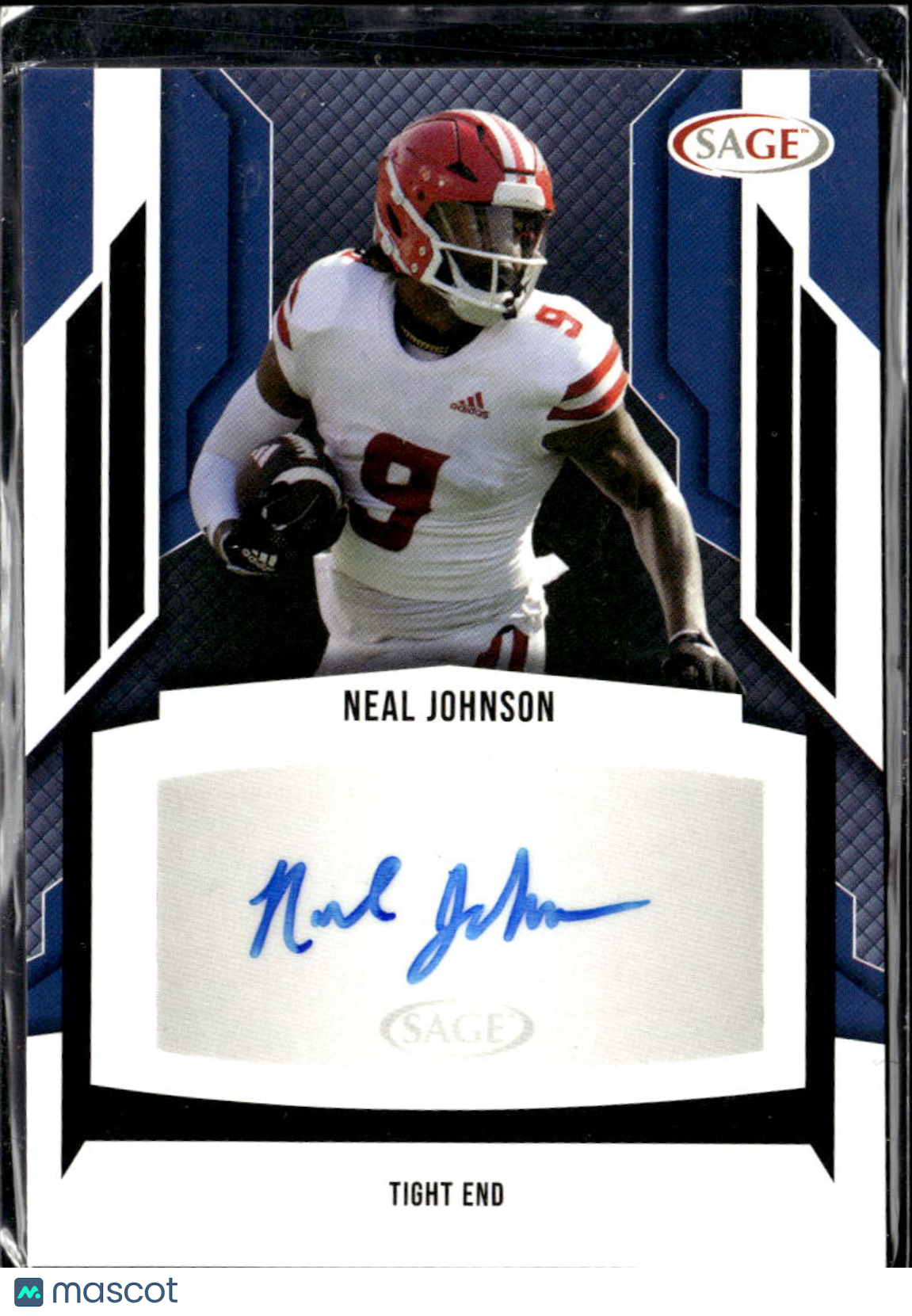 Neal Johnson 2024 SAGE Auto Autograph RC Louisiana Ragin' Cajuns