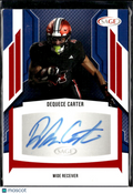 Dequece Carter 2024 SAGE Autographs Auto Indiana Hoosiers