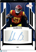 Solomon Byrd 2024 SAGE Edge Auto Autograph Southern Cal Trojans