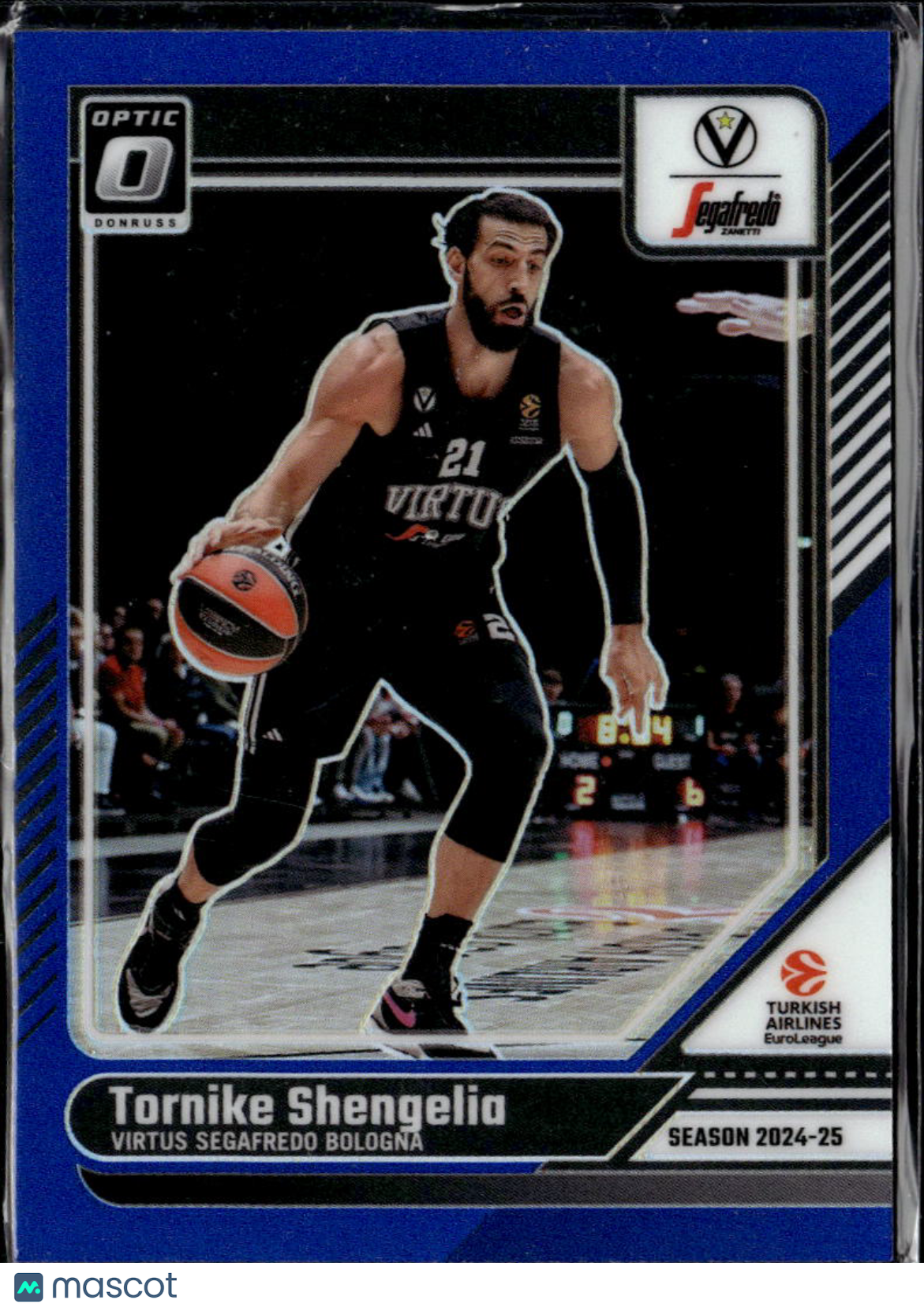 Tornike Shengelia 2024 Optic EuroLeague Blue /49 Virtus Segafredo Bologna