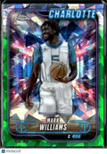 Mark Williams 2025 Topps Chrome Green Sapphire 53/99 Charlotte Hornets