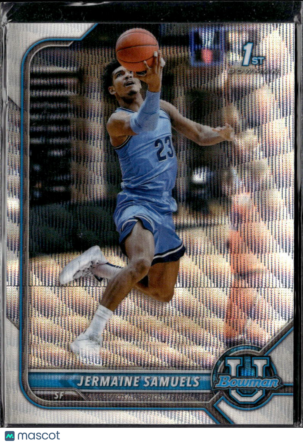 Jermaine Samuels 2021 Bowman University 1st Rookie RC 49/100