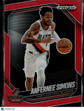 Anfernee Simons 2025 Prizm Black Red /299 Portland Trail Blazers