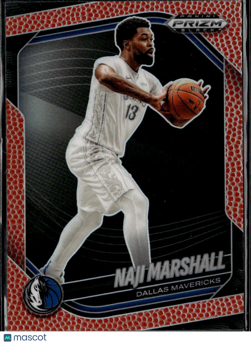Naji Marshall 2025 Prizm Black Basketball /225 Dallas Mavericks
