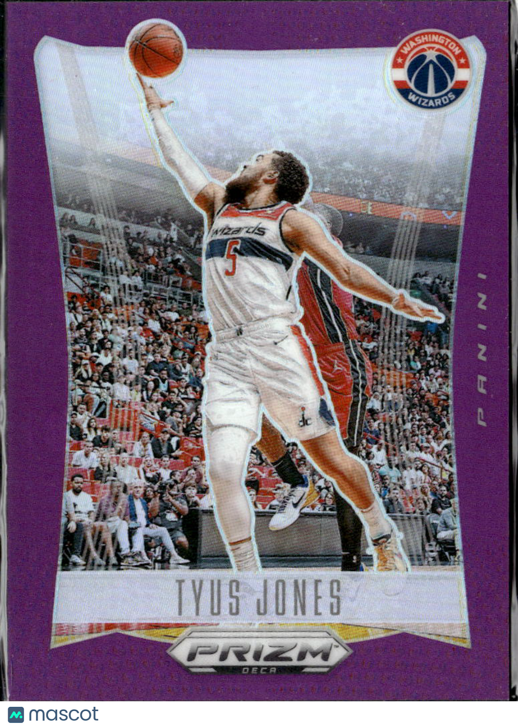 Tyus Jones 2024 Panini Prizm Deca Purple 52/99 Washington Wizards