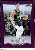 Zach Collins 2024 Panini Prizm Deca Purple /99 San Antonio Spurs