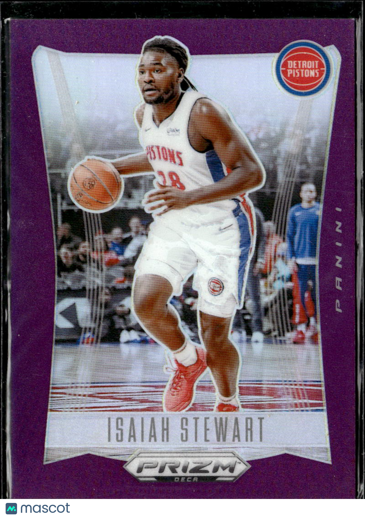 Isaiah Stewart 2024 Panini Prizm Deca Purple 87/99 Detroit Pistons