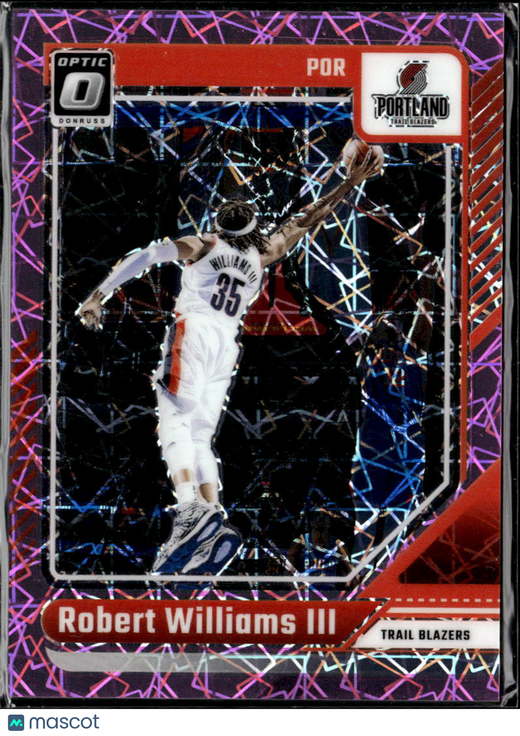 Robert Williams III 2025 Optic Pink Velocity 69/79 Portland Trail Blazers