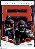 Jordan Howard 2018 Donruss Elite Spellbound R Purple 66/75 Chicago Bears