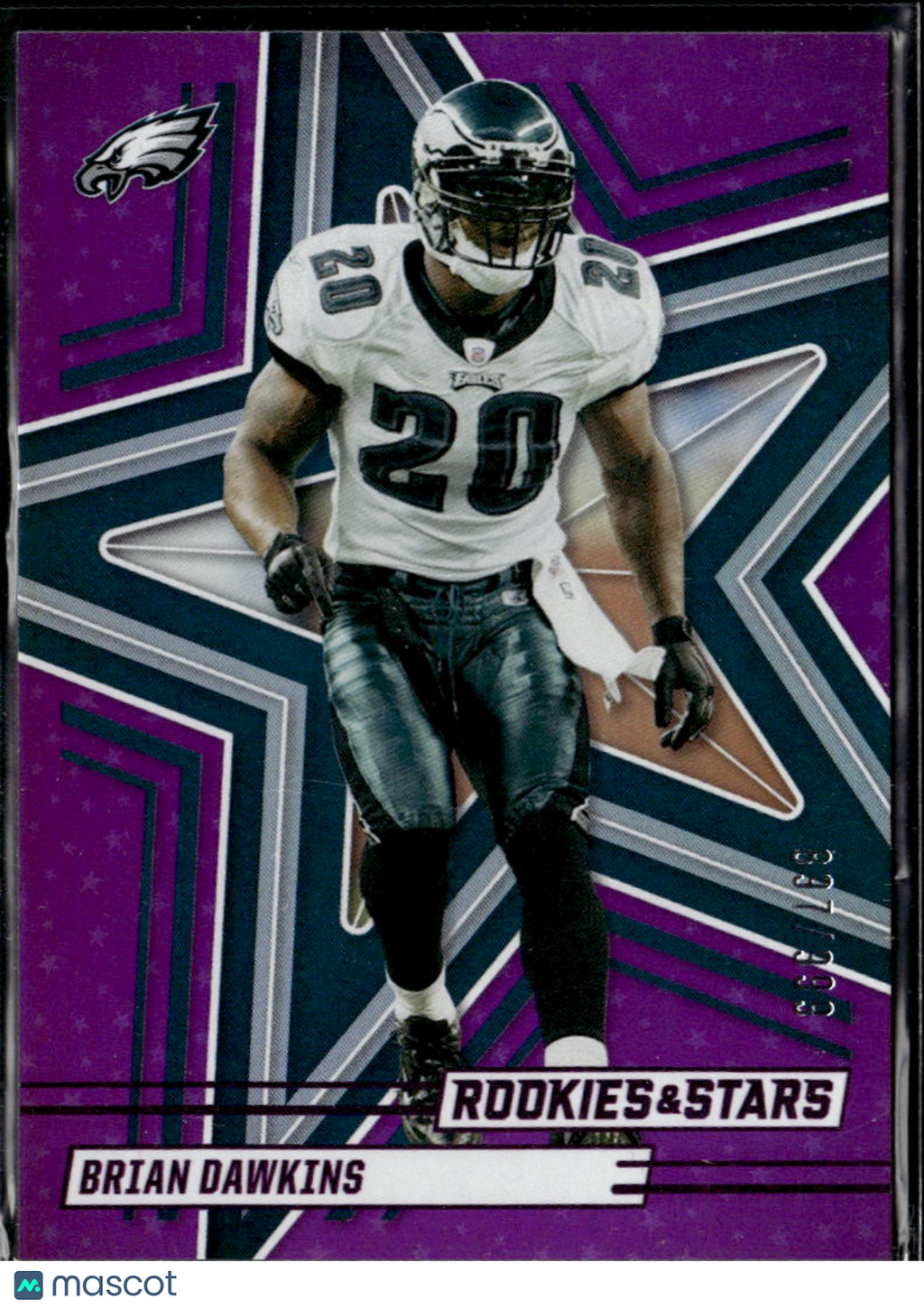 Brian Dawkins 2025 Rookies & Stars Purple 897/999 Philadelphia Eagles