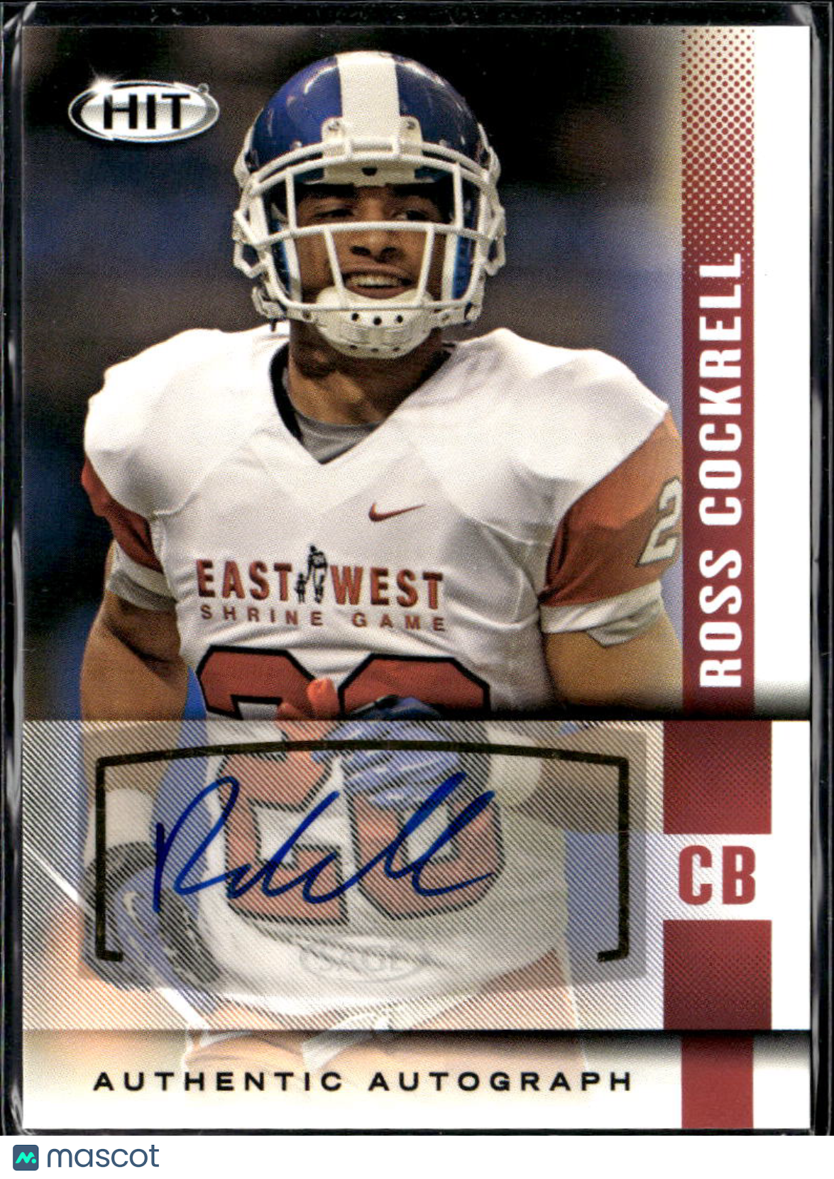 Ross Cockrell 2014 SAGE HIT Auto Autograph Rookie RC Duke Blue Devils