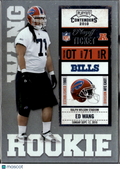 Ed Wang 2010 Panini Playoff Contenders Playoff Ticket 88/99 Buffalo Bills