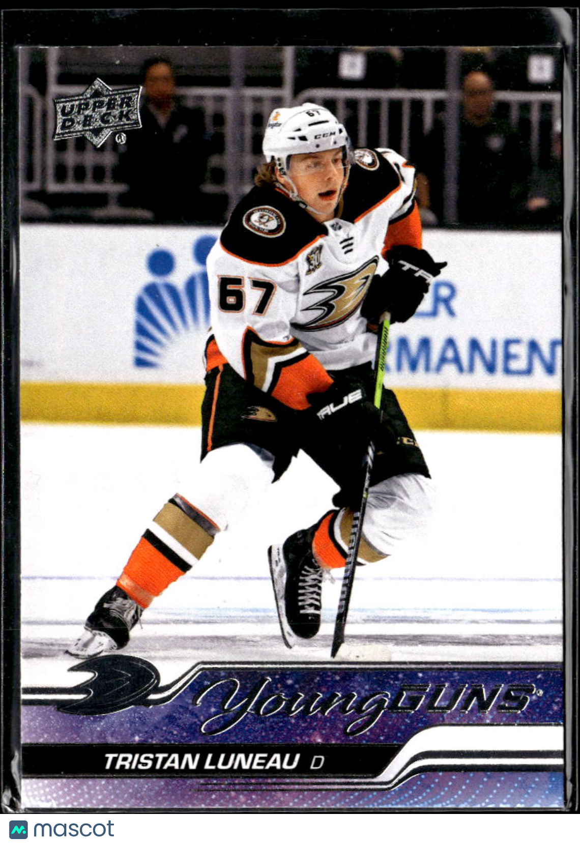 Tristan Luneau 2024 Upper Deck Series 2 Young Guns RC Anaheim Ducks