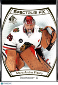 Marc-Andre Fleury 2022 Upper Deck SP Authentic Spectrum FX Chicago Blackhawks