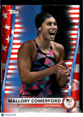 Mallory Comerford 2018 Topps U.S. Olympic 80/299 United States Olympic Team