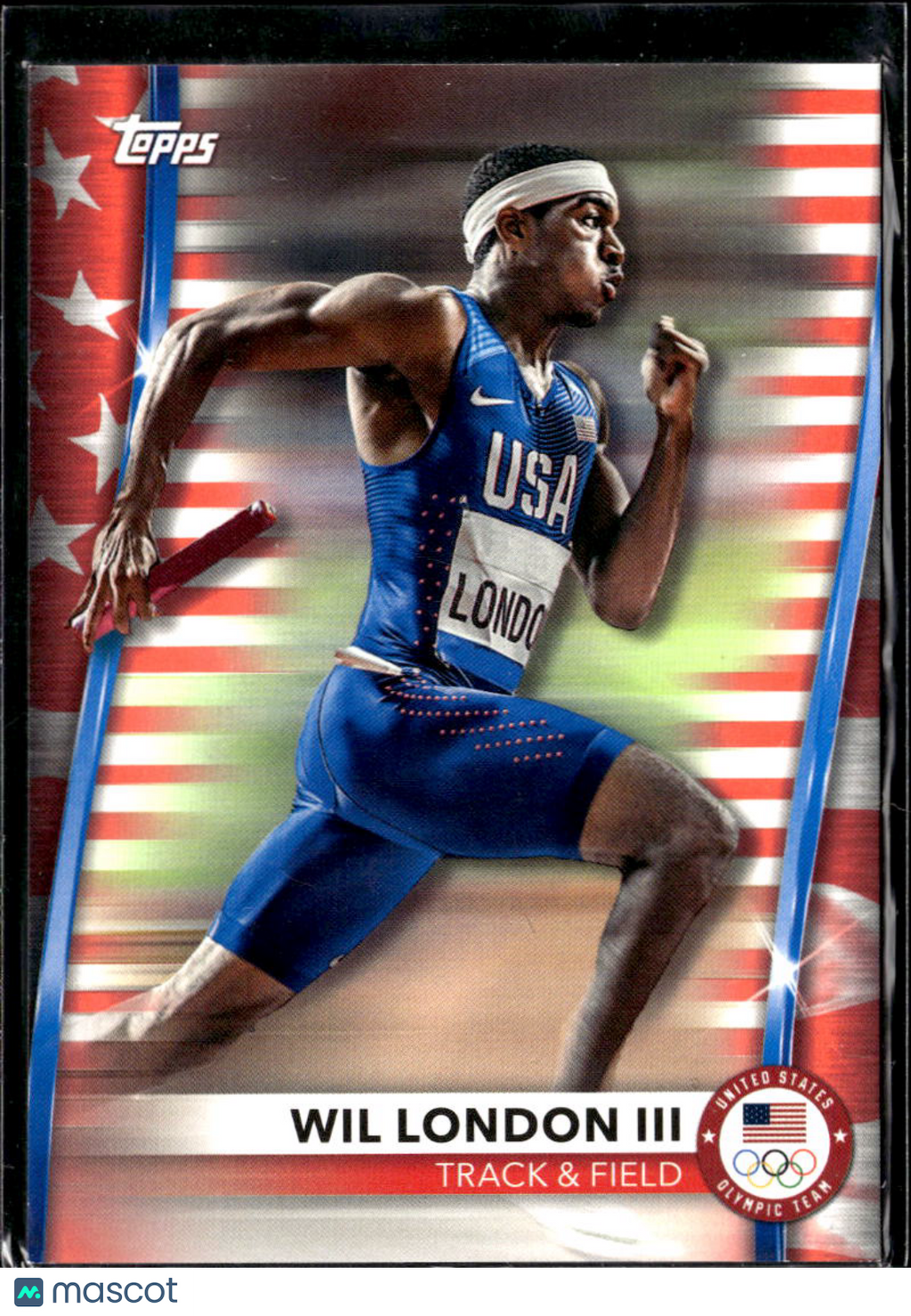 Wil London III 2021 Topps U.S. Olympic 257/299 United States Olympic Team