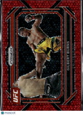 Gilbert Burns 2023 Panini Prizm UFC Red Disco 7/99