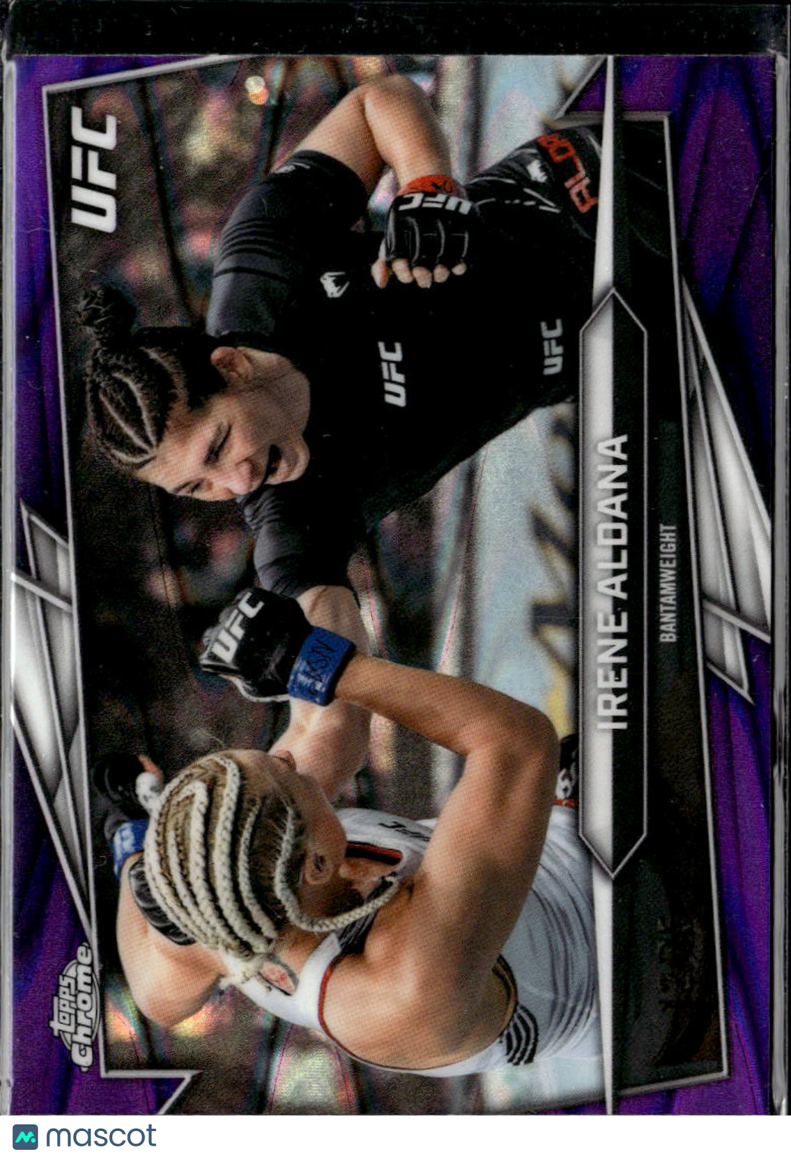 Irene Aldana 2026 Topps Chrome UFC Purple Refractor 12/75