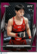 Wang Cong 2026 Topps Chrome UFC RC Magenta Refractor 71/399