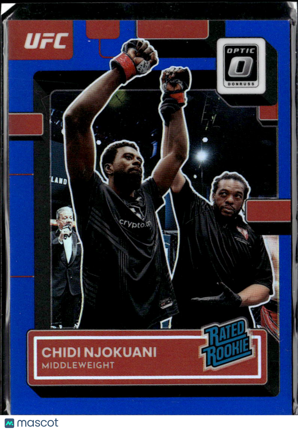 Chidi Njokuani 2023 Optic UFC Blue Rated Rookie RC 63/99