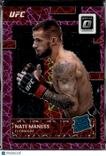 Nate Maness 2023 Optic UFC Rated Rookie Pink Velocity 46/79