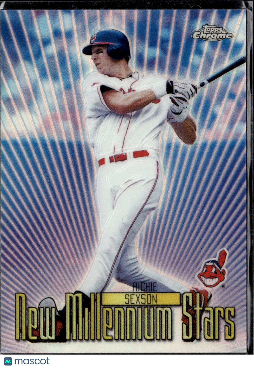 Richie Sexson 2000 Topps Chrome New Millennium Stars Refractor Cleveland Indians