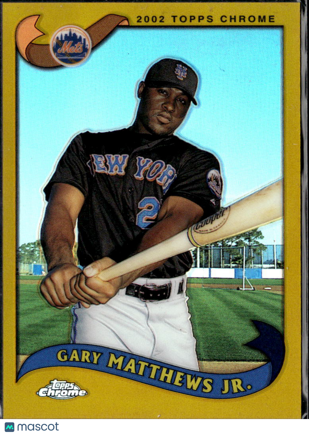 Gary Matthews Jr. 2002 Topps Chrome GOLD Refractor New York Mets