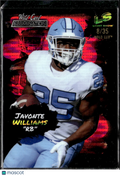 Javonte Williams 2021 Wild Card Alumination Light Show Holo Lux RC 8/35