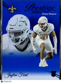 Jaylan Ford 2024 Panini Prestige RC Xtra Points Blue RC /299 Longhorns Saints