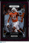 Jaylan Ford 2024 Panini Prizm Draft Picks RC Purple 40/75 Texas Longhorns
