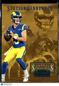 Stetson Bennett IV 2023 Contenders Rookie Stallions RC 25/199 Los Angeles Rams