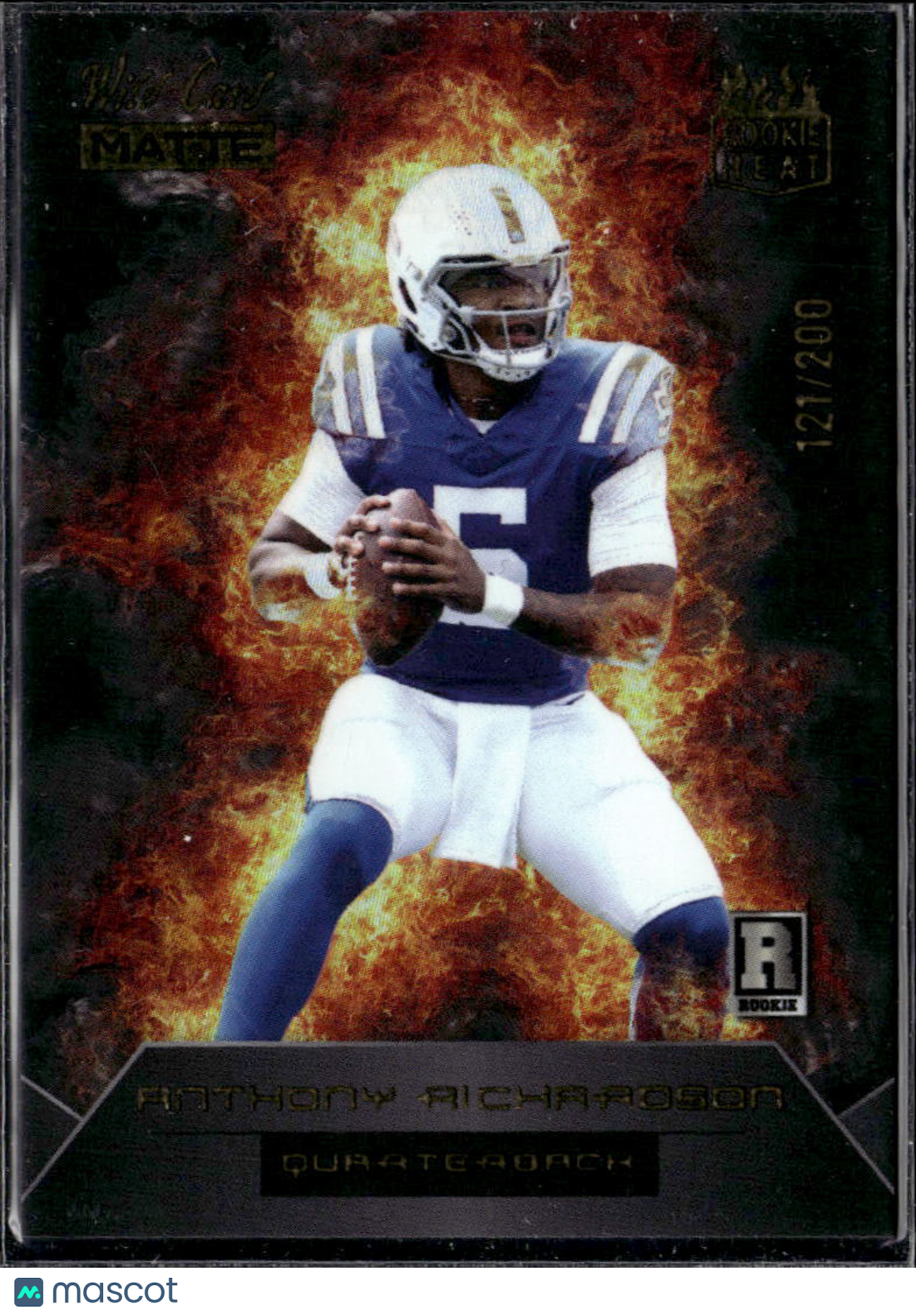 Anthony Richardson 2023 Wild Card Matte Rookie Heat 121/200 Indianapolis Colts