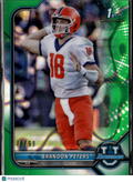 Brandon Peters 2022 Bowman University Green 1st 79/99 Illinois Fighting Illini