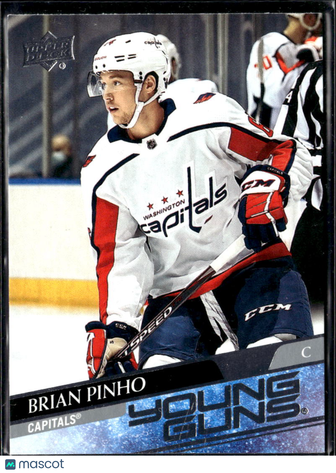 Brian Pinho 2021 Upper Deck Series 2 YOung Guns Washington Capitals