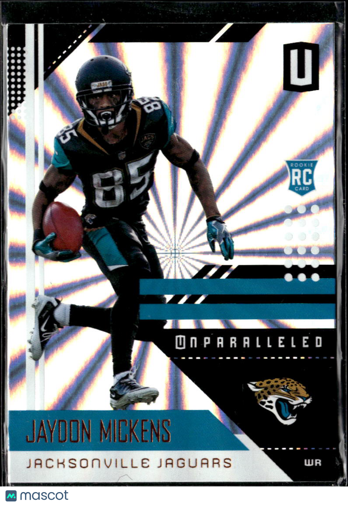 Jaydon Mickens 2018 Unparalleled Shine Rookie RC Jacksonville Jaguars