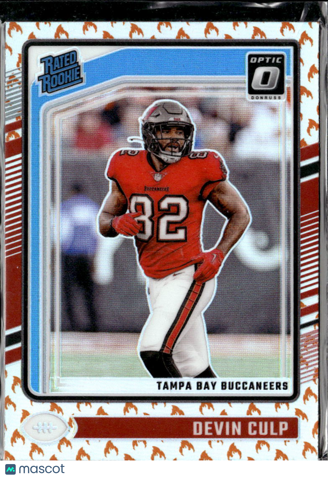 Devin Culp 2024 Optic Rated Rookie RC Fire Tampa Bay Buccaneers