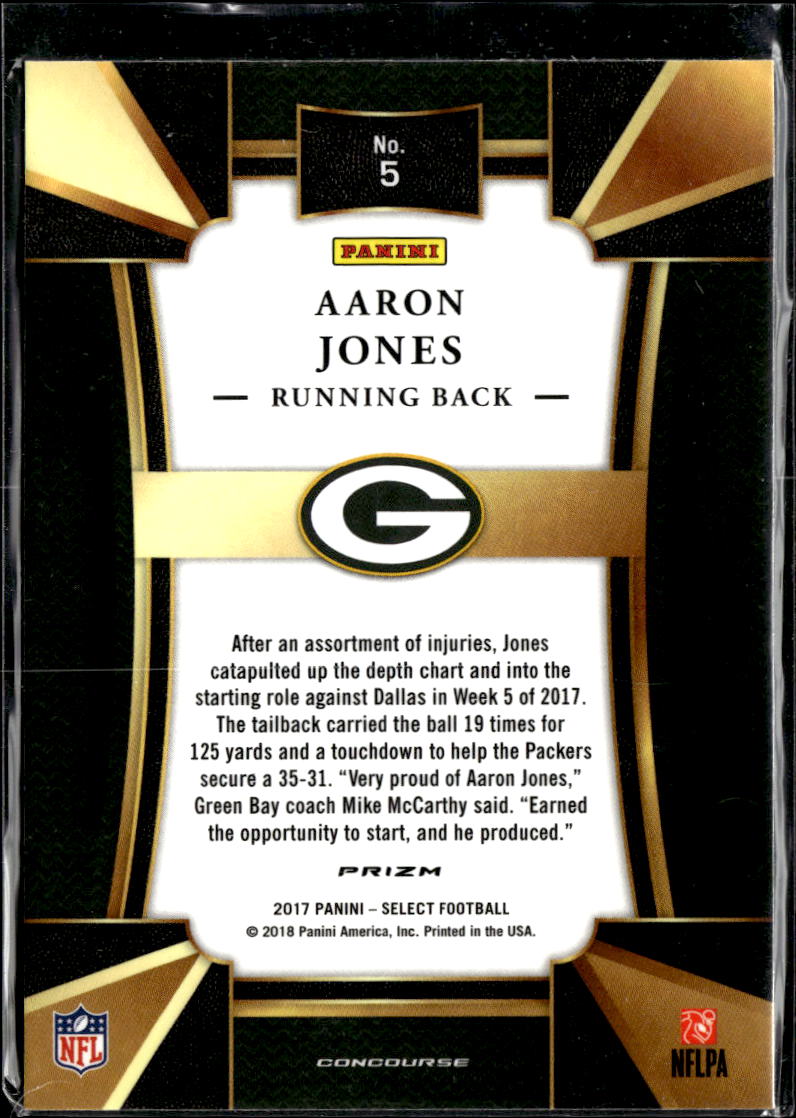 Aaron Jones 2018 Select RC Rookie Concourse Green Bay Packers