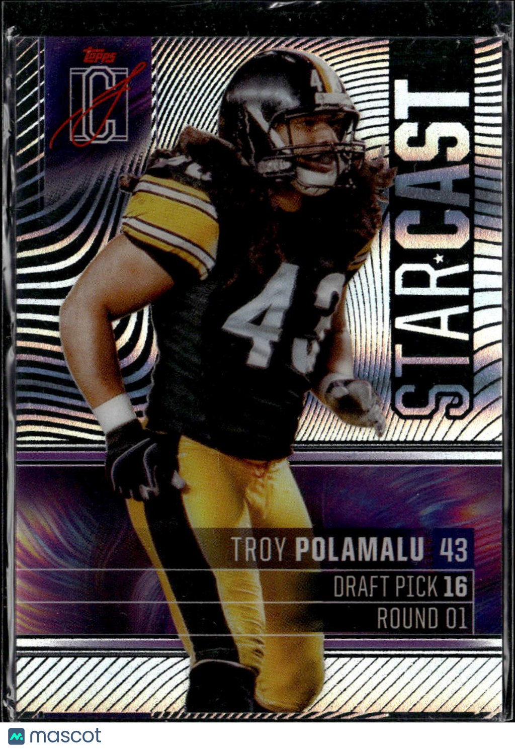 Troy Polamalu 2025 Topps Signature Class Starcast SSP Pittsburgh Steelers