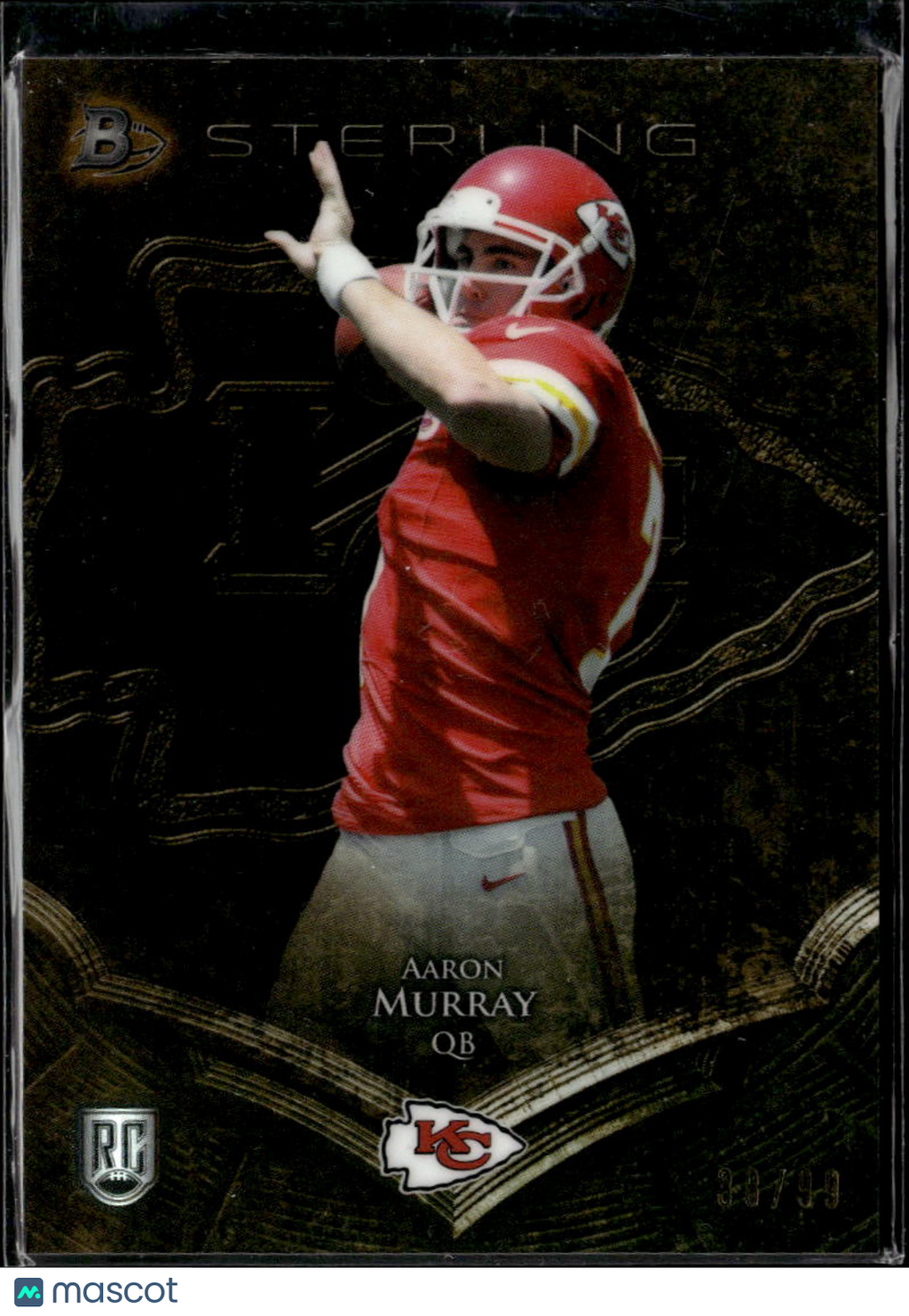 Aaron Murray 2014 Bowman Sterling RC GOLD Refractor 38/99 Kansas City Chiefs