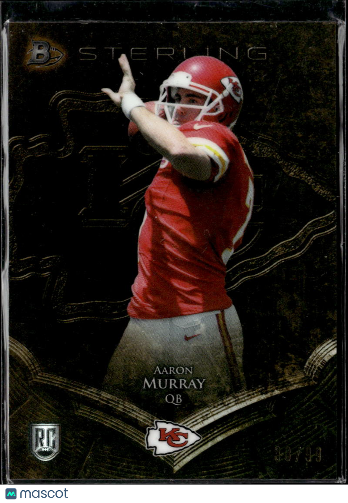 Aaron Murray 2014 Bowman Sterling RC GOLD Refractor 38/99 Kansas City Chiefs
