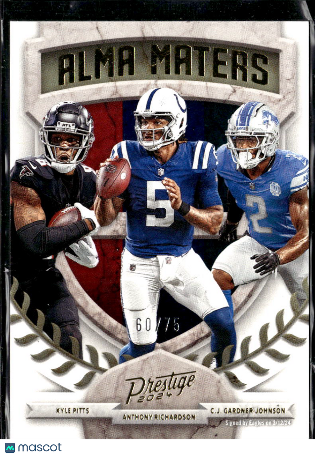 Anthony Richardson Kyle Pitts 2024 Prestige Alma Maters 60/75 Florida