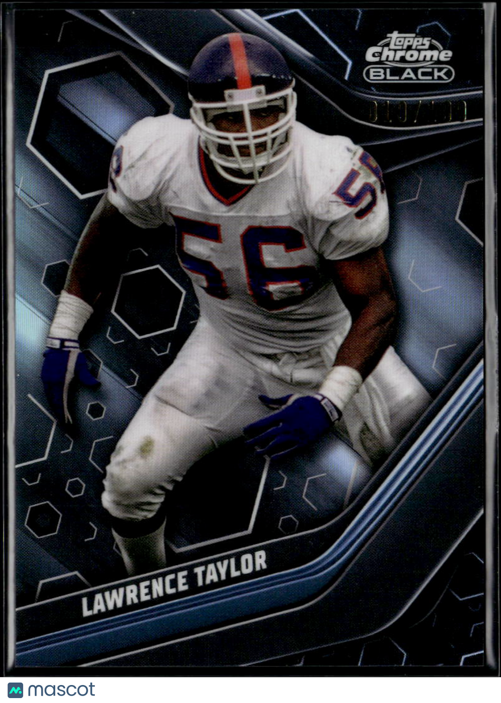 Lawrence Taylor 2024 Topps Chrome Black Refractor 19/199 New York Giants