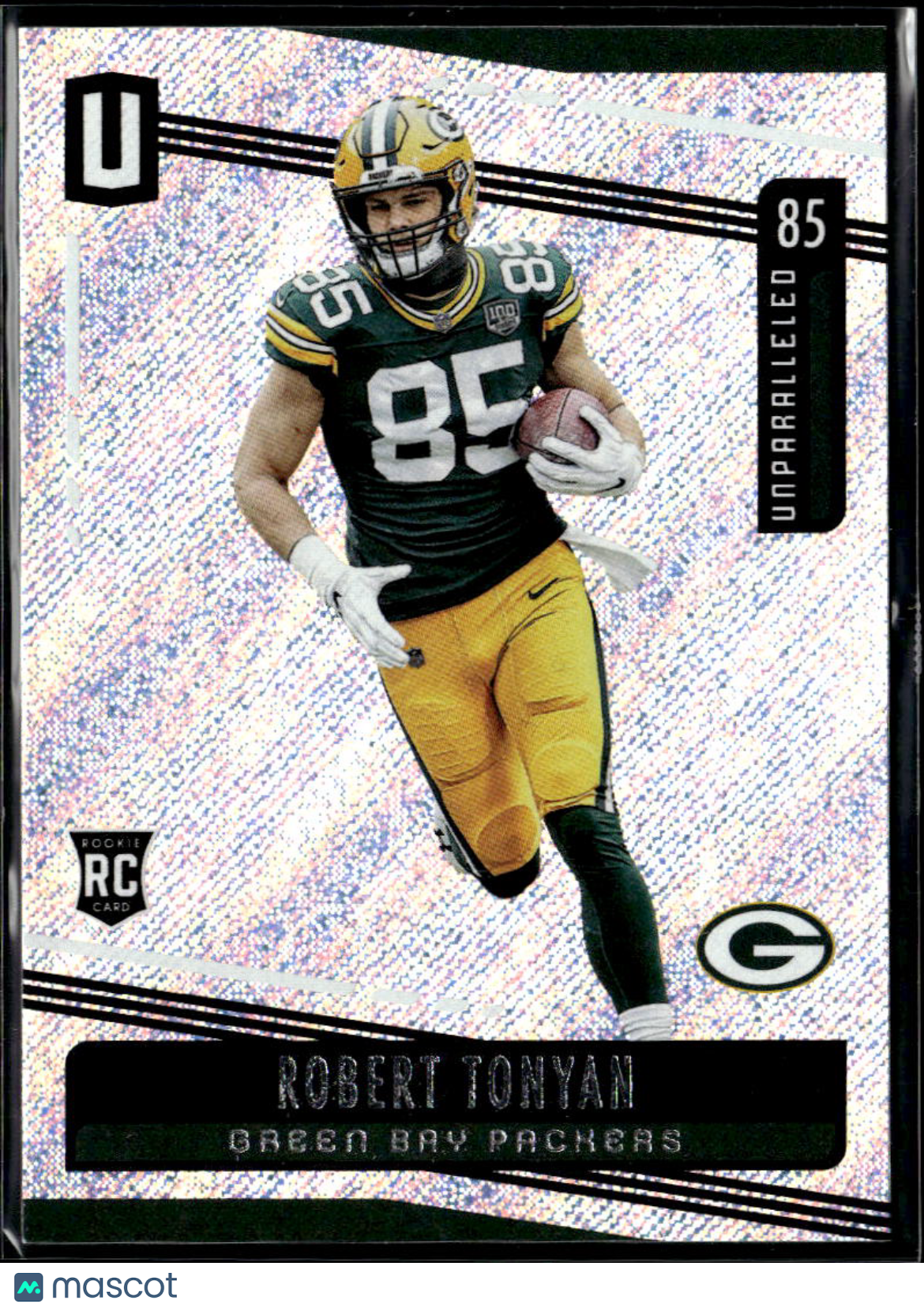 Robert Tonyan 2019 Unparalleled RC Rookie Green Bay Packers